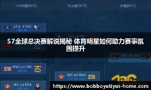 S7全球总决赛解说揭秘 体育明星如何助力赛事氛围提升