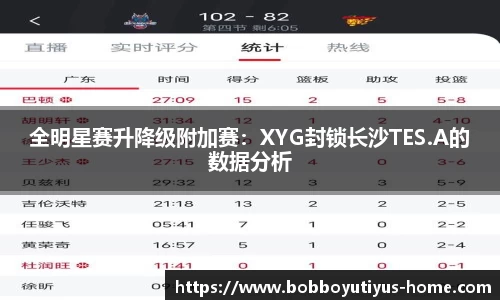 全明星赛升降级附加赛：XYG封锁长沙TES.A的数据分析